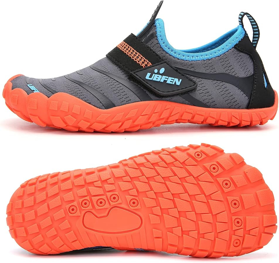 UBFEN Water Shoes for Kids Boys Girls Aqua Socks Barefoot Beach Sports Swim Pool Quick Dry Lightw... | Amazon (US)