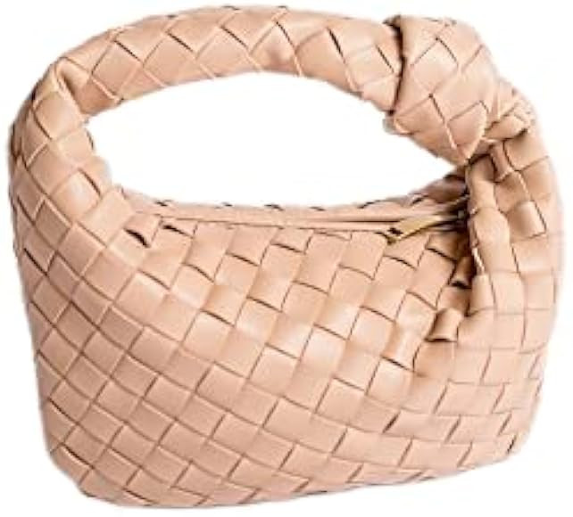 Knotted Woven Bags, Shopping Hand Bags for Women, Top Handle Beach & Travelling Tote Bag | Amazon (US)