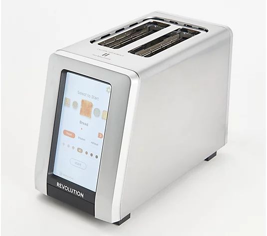 Revolution R270 Touchscreen 2-Slice Toaster w/ Panini Press & Warming Rack - QVC.com | QVC