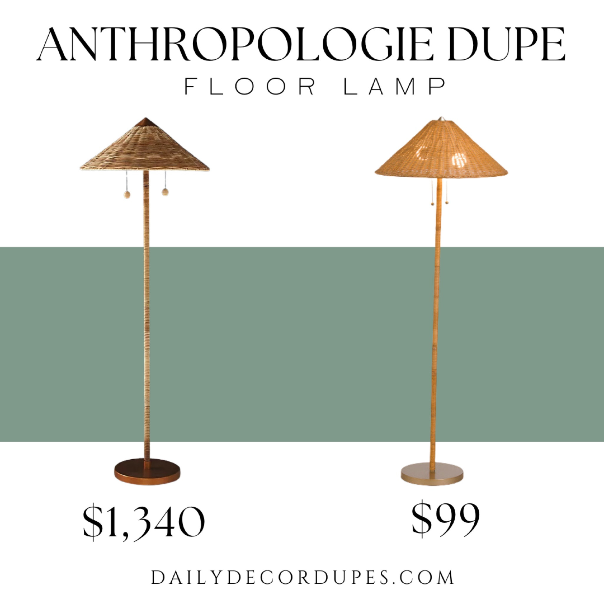 Anthropologie floor lamp dupe. Woven rattan shade. Double pull chains and light sockets. Stylish beautiful lamp. Boho floor lamp. Coastal vibe lamp. Bedroom. Tropical inspired home decor.

Dupe dupes more affordable option find replica copy cat similar look for less budget friendly affordable cheap cheaper beautiful pretty. Clearance sale coupon code discount code promo code luxury lookalike look a like Inspo inspiration inspired by idea ideas Love dupes like these? I share multiple every day in my FB group “DAILY DECOR DUPES”

#LTKSaleAlert #LTKHome