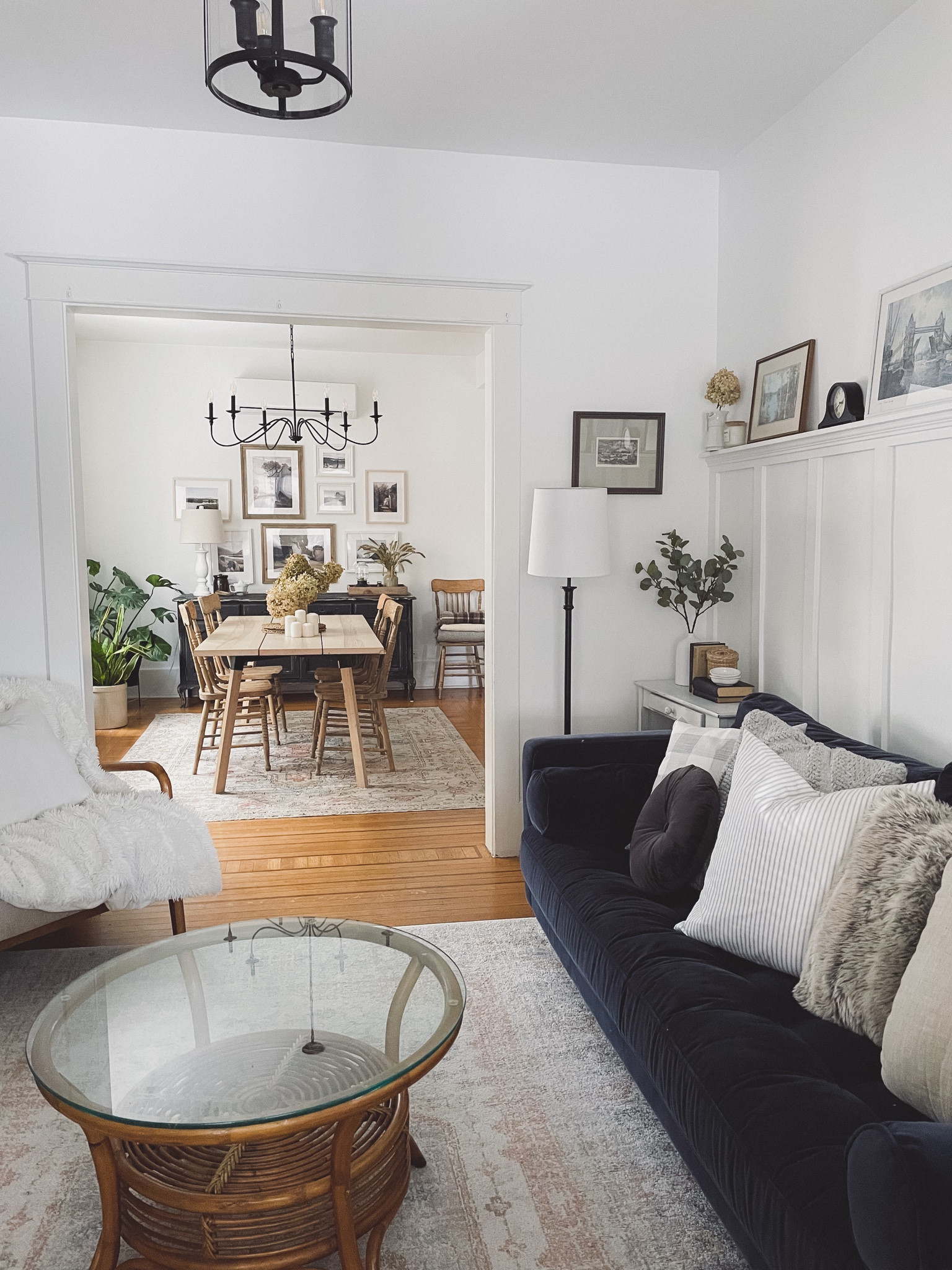 Timeless vintage yet modern open concept living and dining room combo.

#LTKFind #LTKsalealert #LTKhome