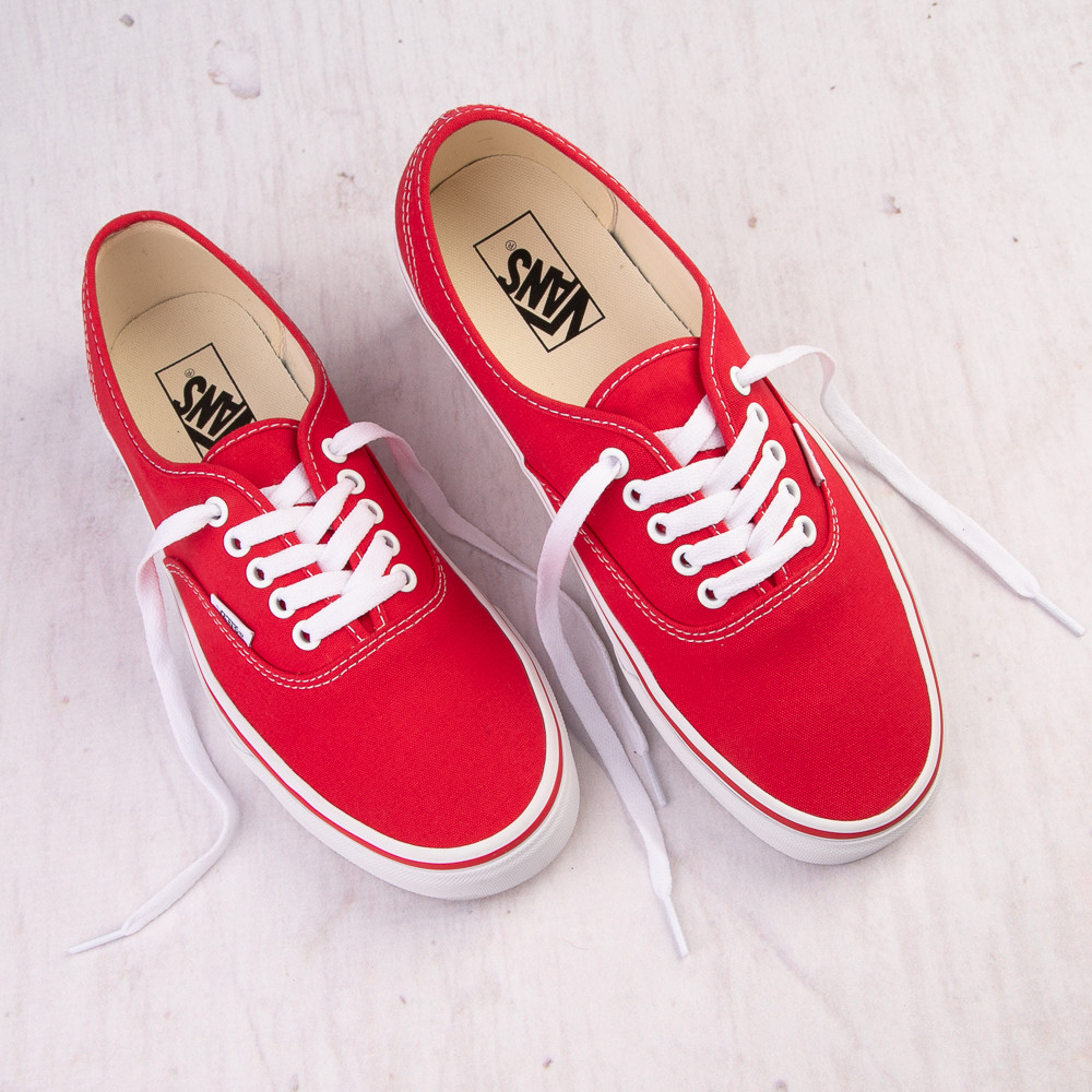 Vans Authentic Skate Shoe - Red | Journeys
