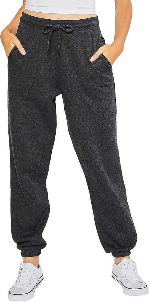 esstive Women's Ultra Soft Fleece Comfortable Basic Lightweight Casual 90's Oversized Sweatpants | Amazon (US)