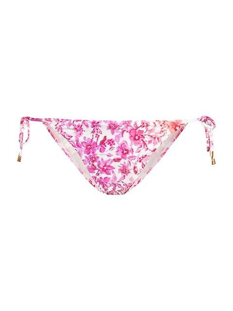 Floral Embroidered Bikini Bottom | Saks Fifth Avenue