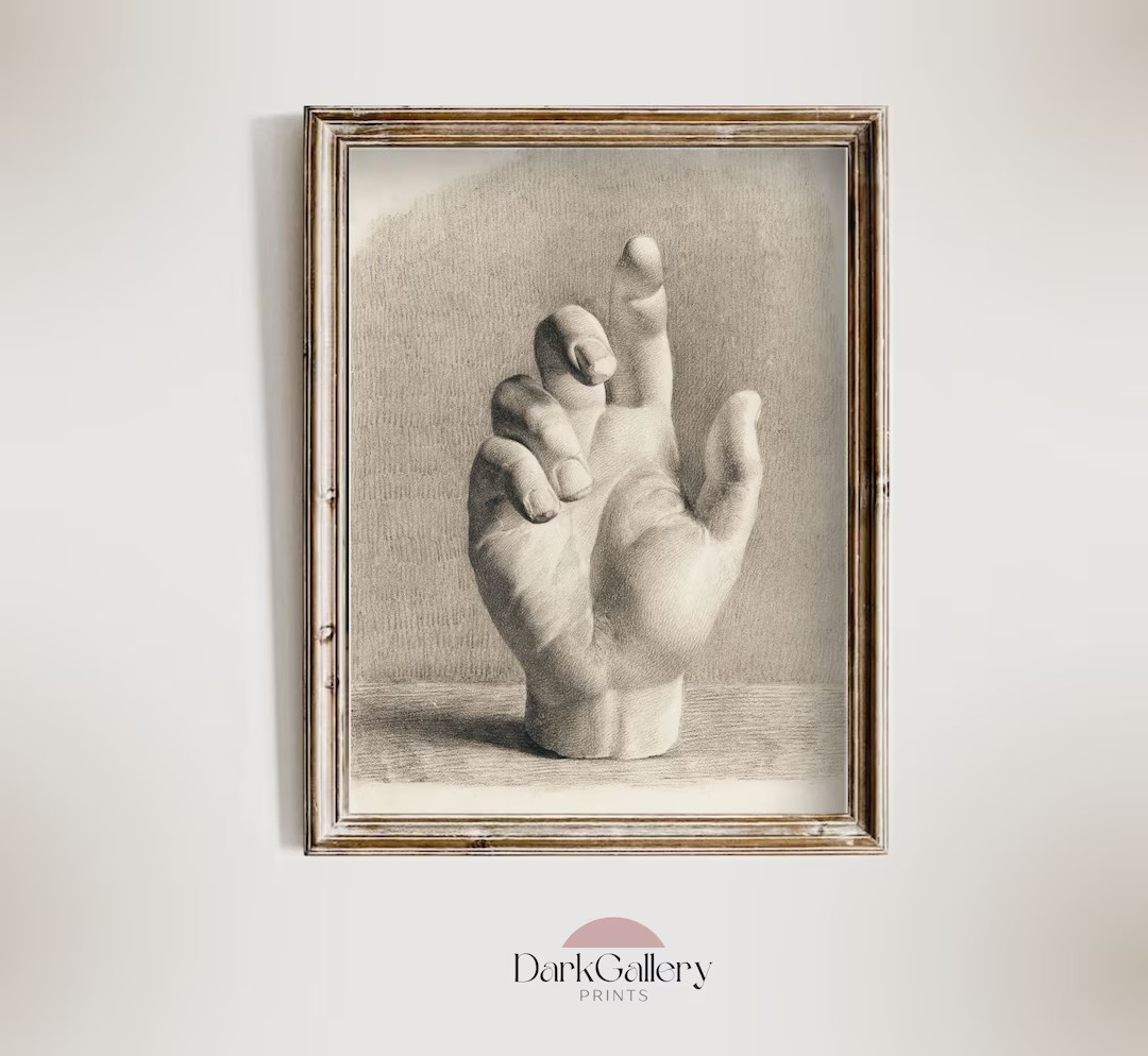 Vintage Hand Drawing Digital Print Dark Academy Cottagecore Aesthetic Victorian Vintage Printable... | Etsy (US)