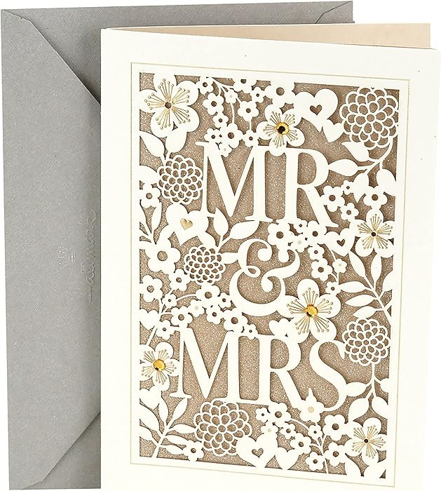 Hallmark Wedding Card (Mr. & Mrs.) | Amazon (US)
