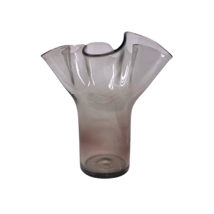 Lettuce Leaf Vase (Smokey Amethyst) | Half Past Seven