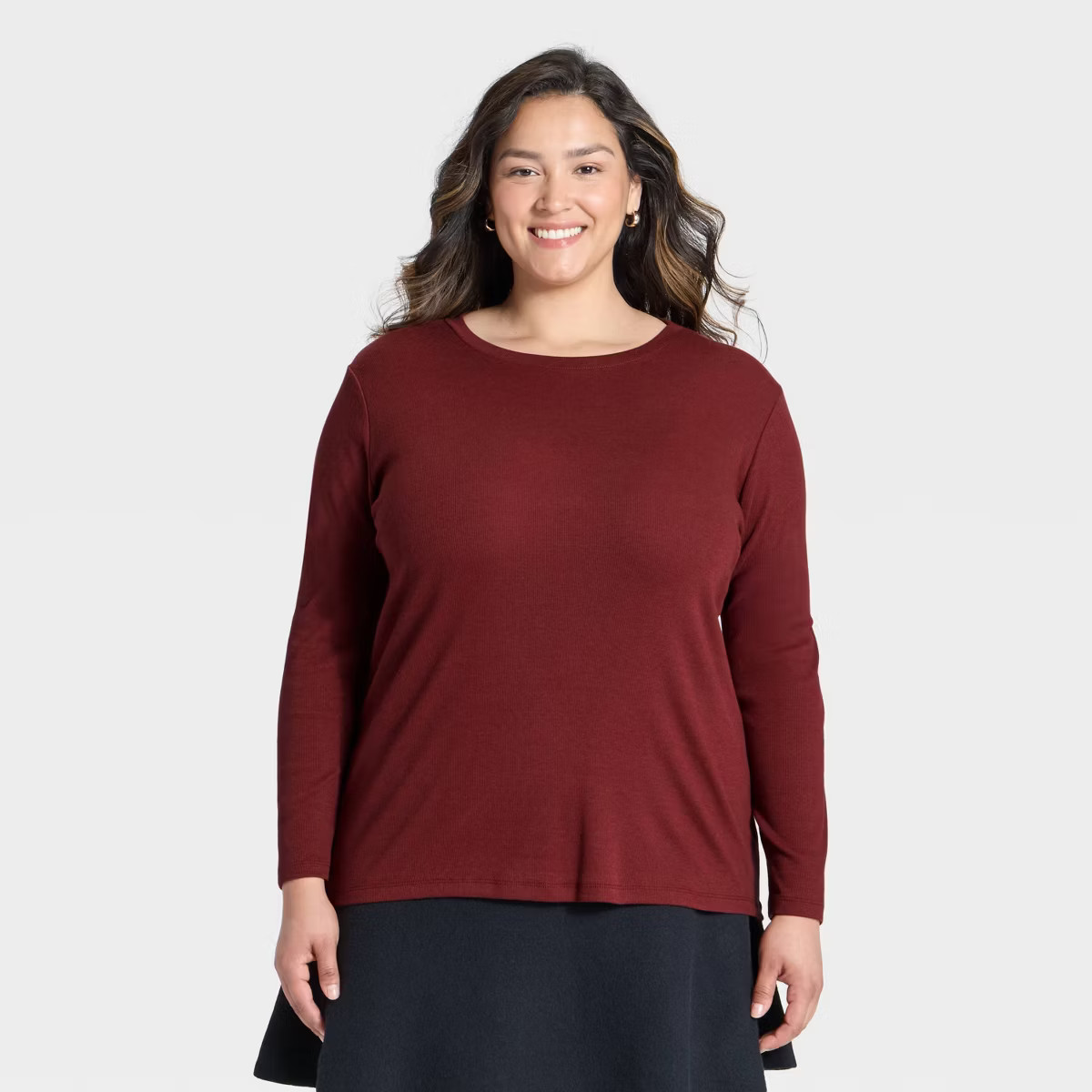 Women's Slim Fit Long Sleeve Top - A New Day™ | Target
