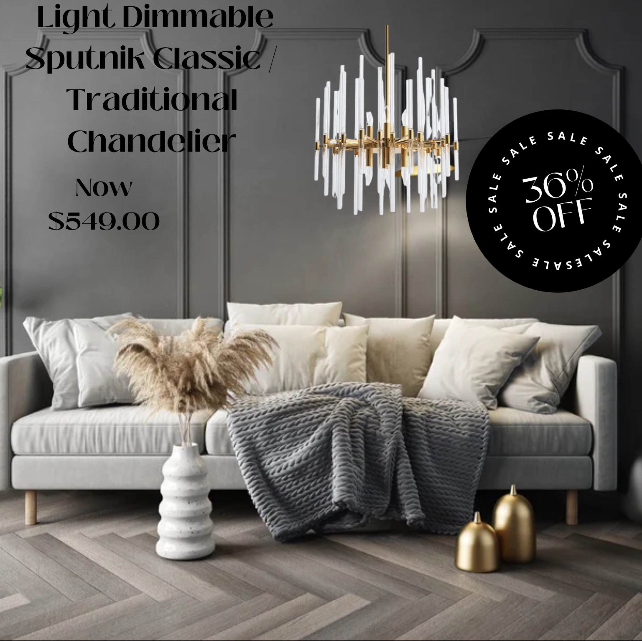 Sputnik classic chandelier, traditional chandelier, modern chandelier, modern lighting 

#LTKFallSale #LTKHome