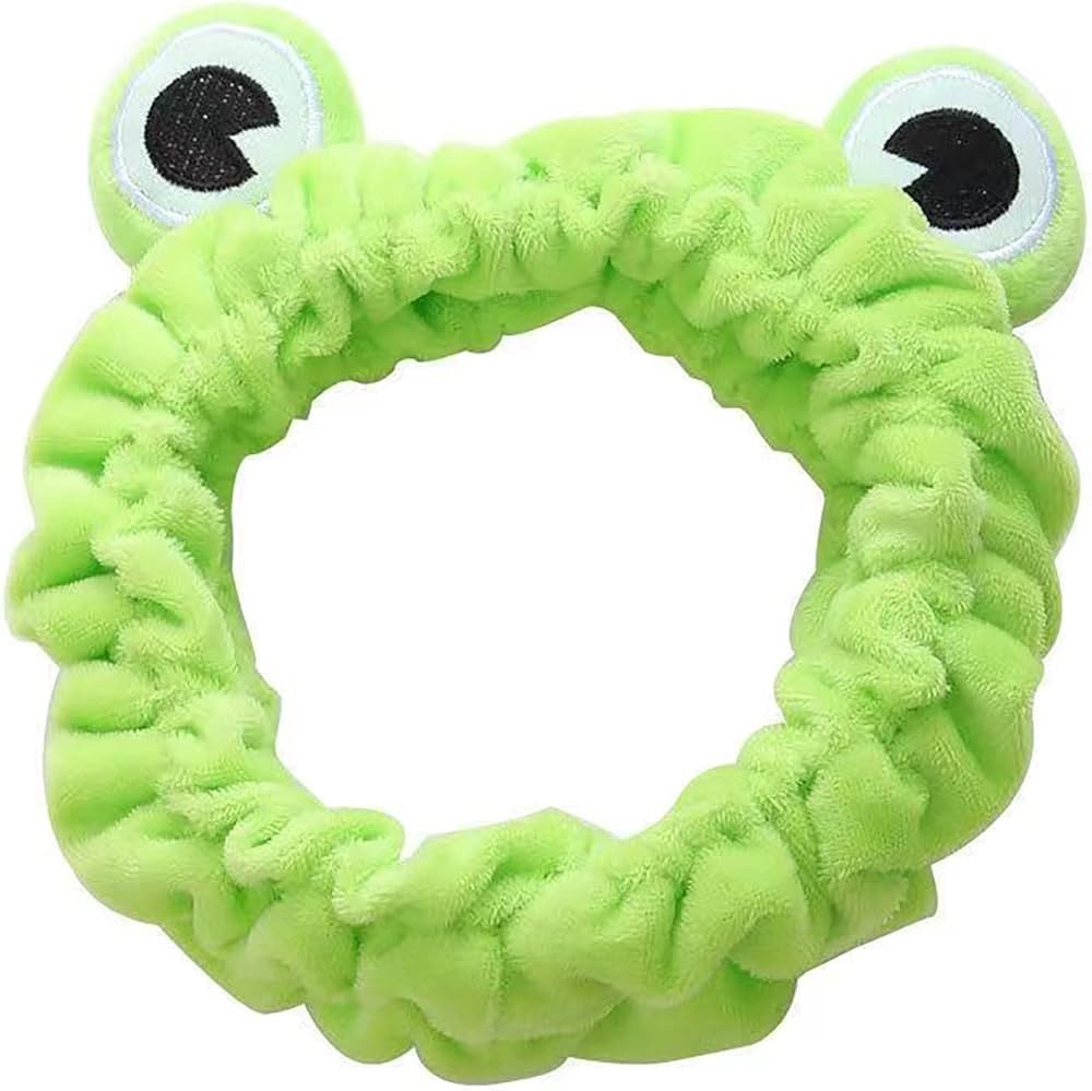 Jowmoy Green Frog Eye Elastic Headband - Versatile for Spa, Skincare, Makeup, Face Wash, Fun Gift... | Amazon (US)