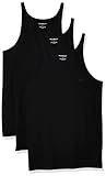 Emporio Armani Men's 3-Pack Tank Top Regular Fit, Black, Small | Amazon (US)