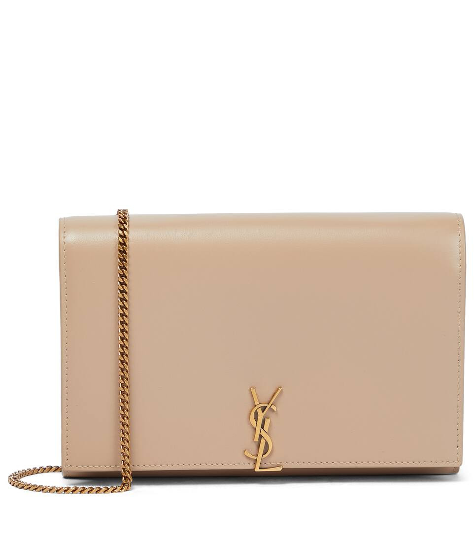 Monogram leather wallet on chain | Mytheresa (US/CA)