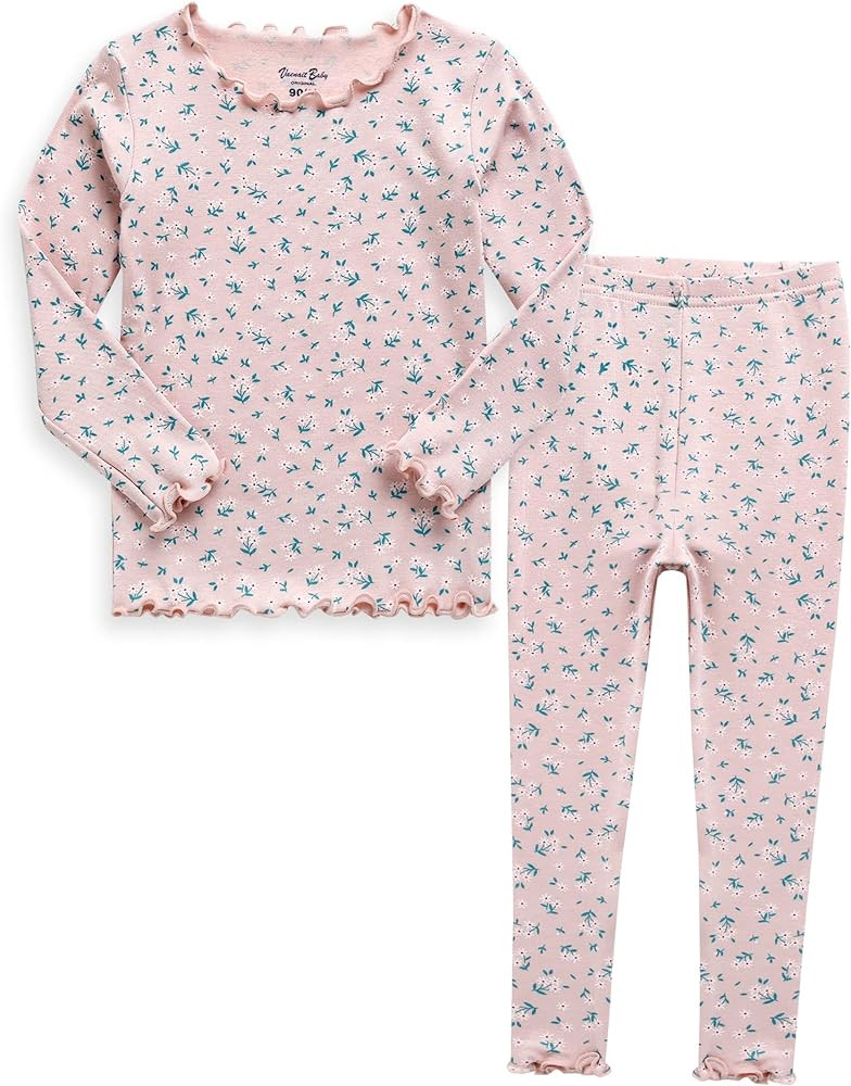 VAENAIT BABY 6M-12Y Kids Unisex Girls & Boys Soft Comfy Modal Tencel Shirring Sleepwear Pajamas 2... | Amazon (US)