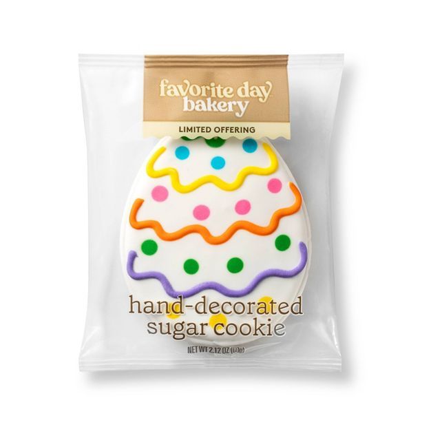 Easter Henna Egg Sugar Cookie - 2.12oz - Favorite Day™ | Target