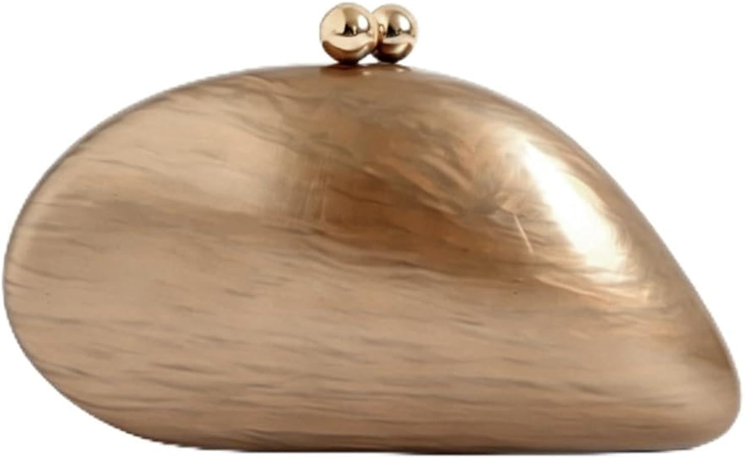 Acrylic Shell Shaped Bag Luxury Marble Clutch Evening Purses for Women Glitter Handbag for Weddin... | Amazon (UK)