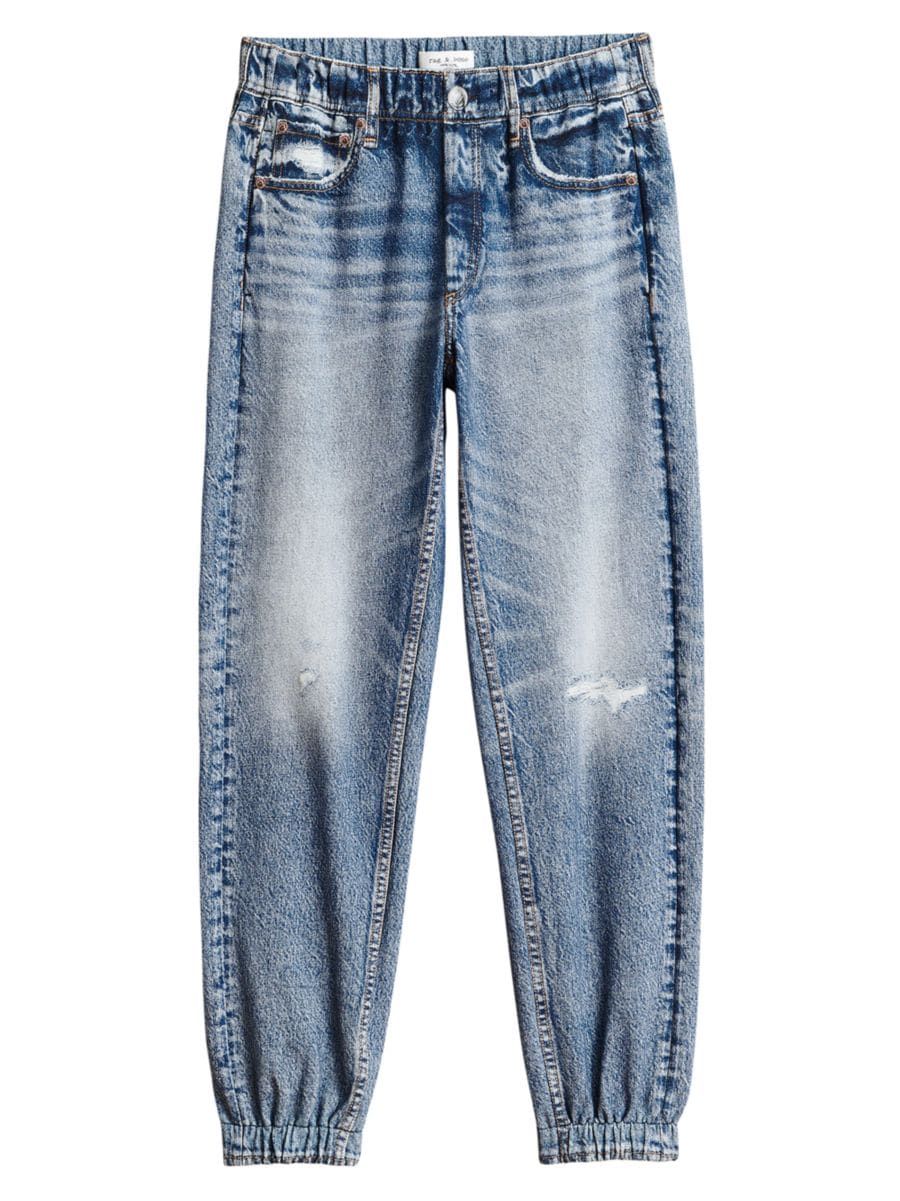 Miramar Denim-Print Joggers | Saks Fifth Avenue