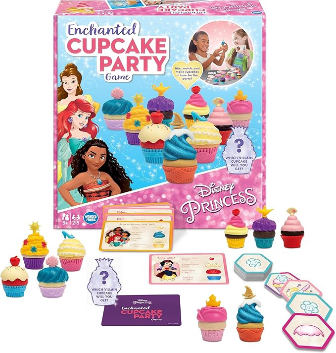Wonder Forge Disney Princess Enchanted Cupcake Party Game - Exciting Matching Game | Fun for Kids... | Amazon (US)