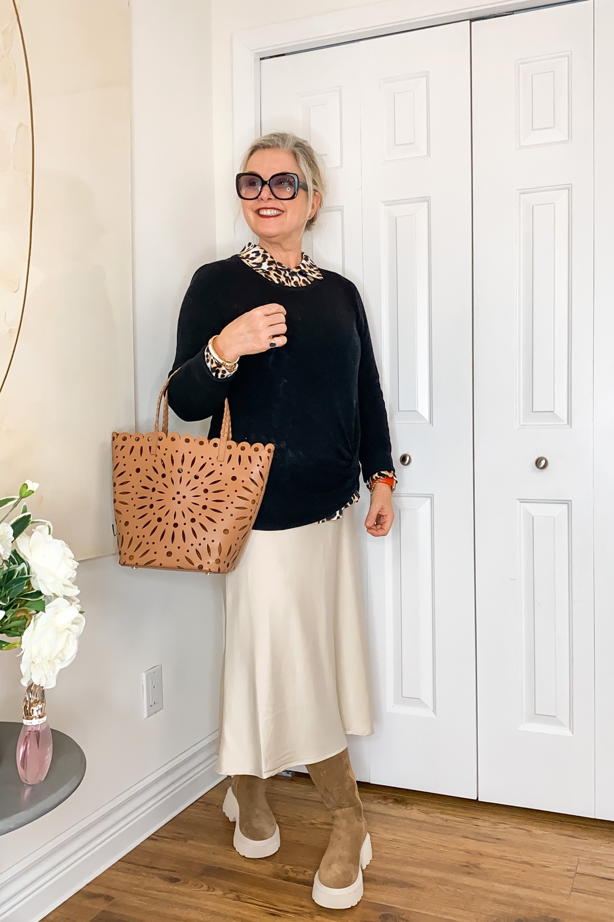 Styling a satin skirt🖤

#LTKshoecrush #LTKFind #LTKstyletip