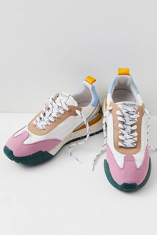 Brooklyn Sneakers by ONCEPT at Free People, White Cloud Multi, US 9 | Free People (Global - UK&FR Excluded)