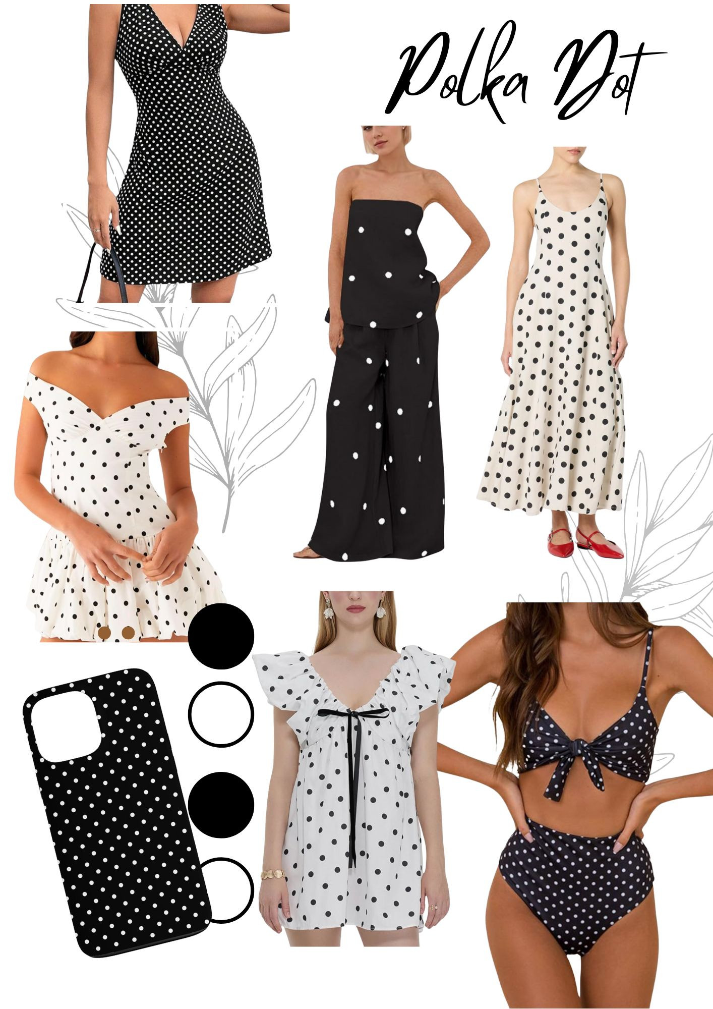 Polka Dot Fashion  

 #LTKSummerEdit #LTKParties #LTKFindsUnder100