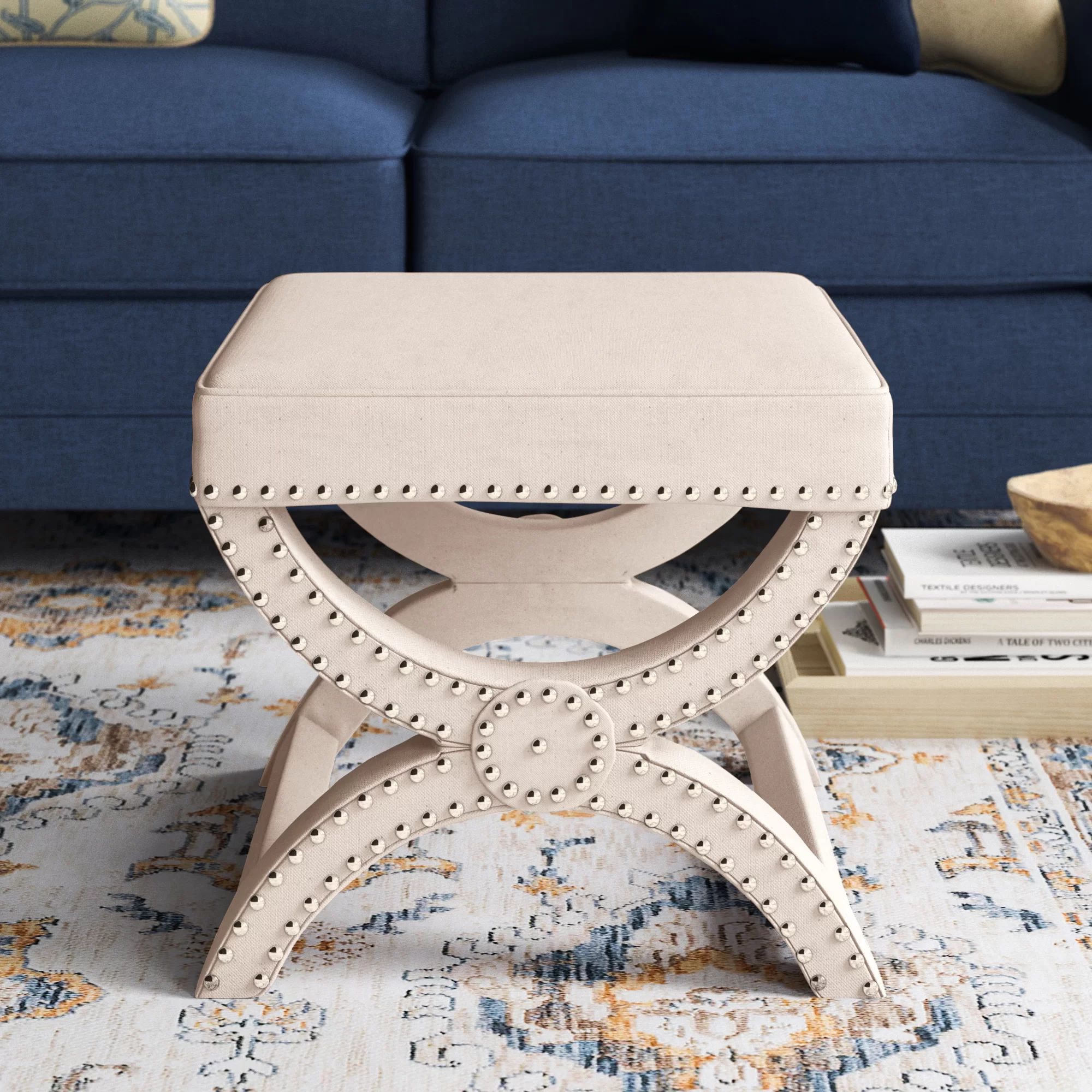 Miamisburg 21.3" Wide Square Standard Ottoman | Wayfair North America