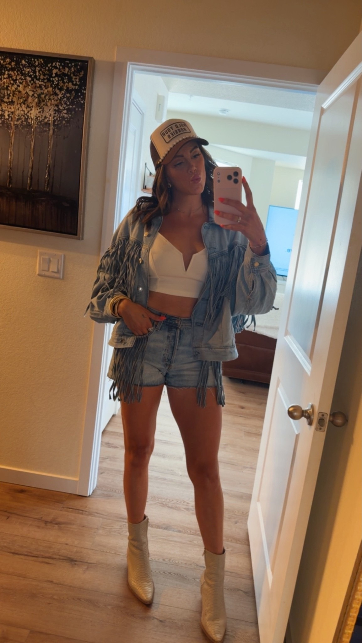 Comfy and cute country fit🤠 Boots on sale! 
Hat Electric Peach

#LTKootd #LTKTall #LTKgrwm