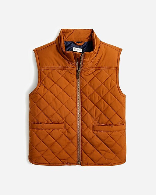 Boys' quilted Walker vest | J.Crew Factory