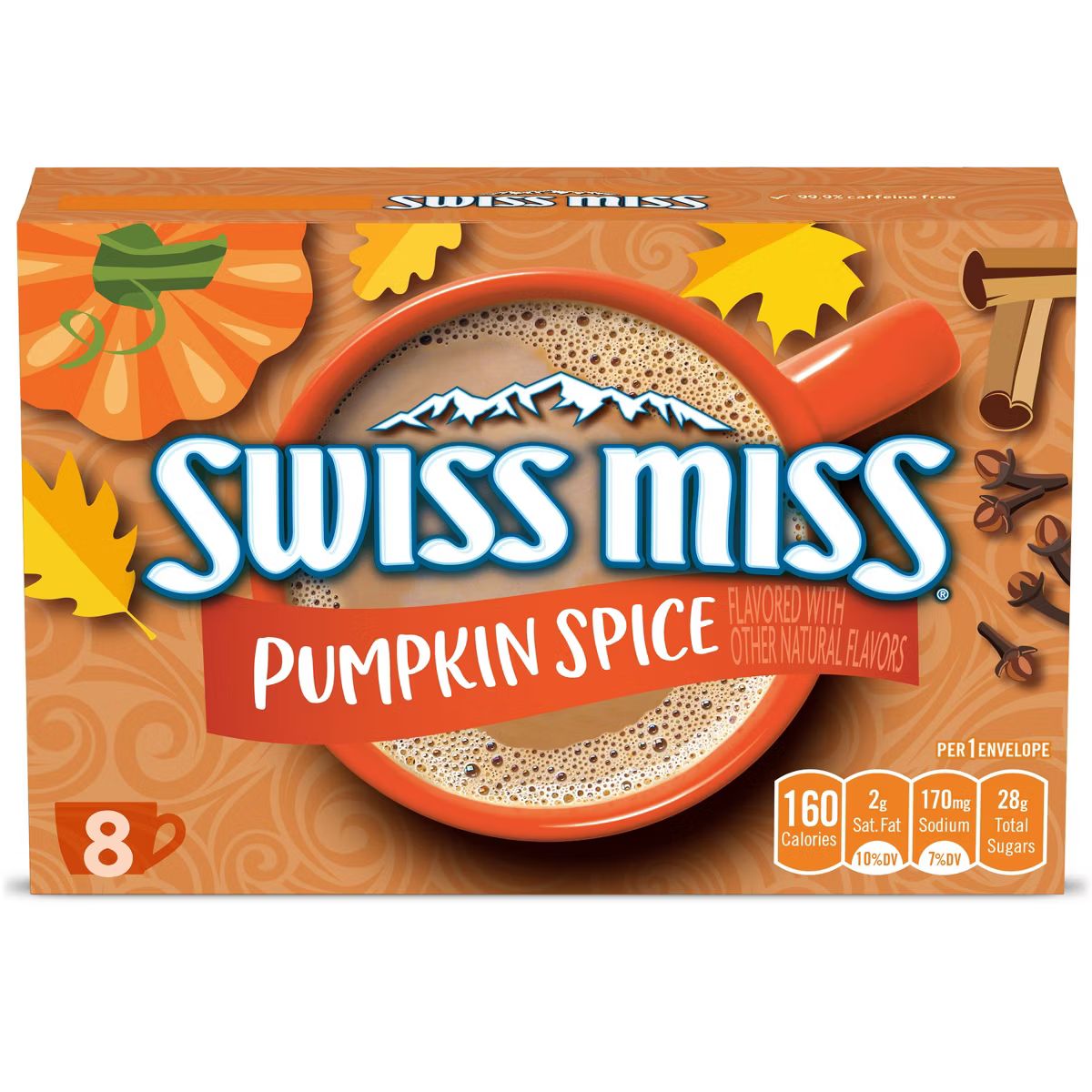 Swiss Miss Pumpkin Spice Hot Cocoa Mix - 1.38oz | Target