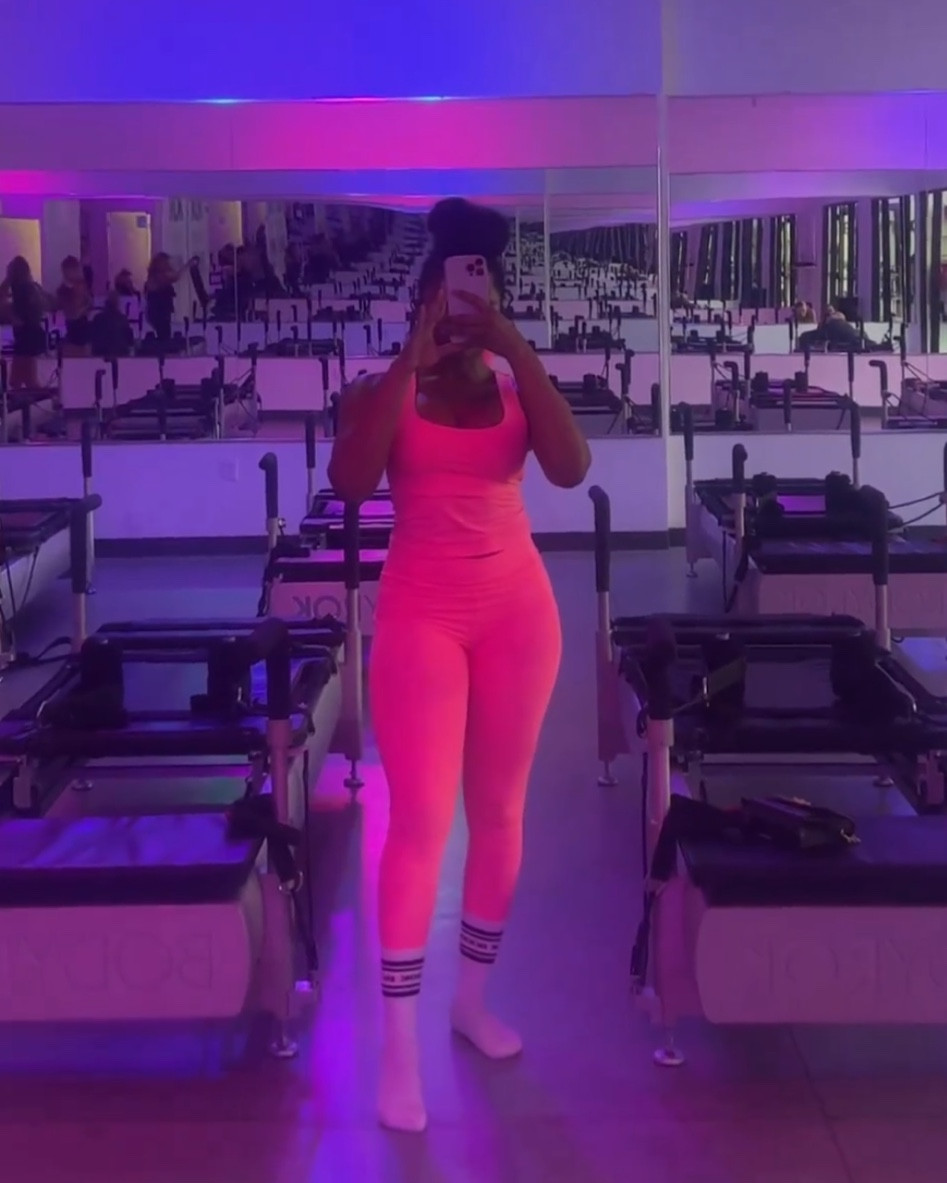 Starting the morning with some pilates in my pink Fabletics set!

#LTKstyletip #LTKFind #LTKFitness