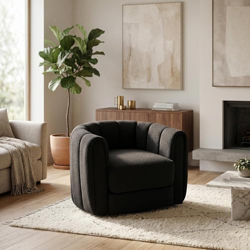 Garvee Ultra-Plush Swivel Accent Chair, 360° Barrel Lounge Chair with Cloud-Like Padding & Moder... | Amazon (US)
