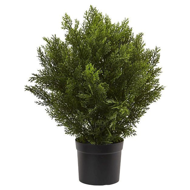 2' Cedar Artificial Bush (Indoor/Outdoor) - Nearly Natural | Target