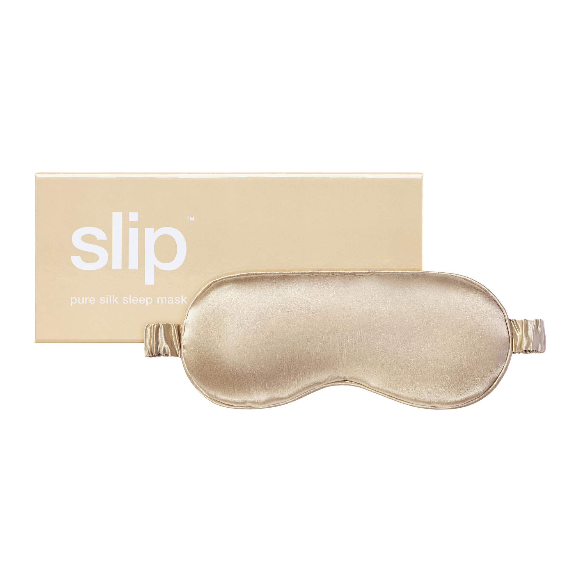Slip Women's Slipsilk Pure Silk Sleep Mask, Caramel, Tan, 1 Count (Pack of 1) | Amazon (US)