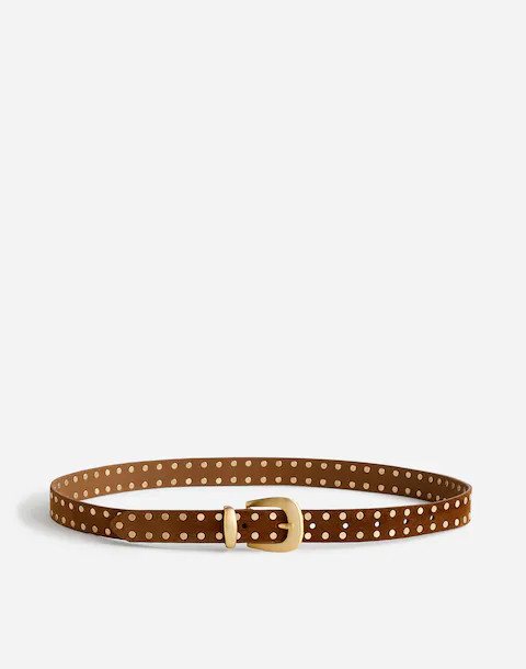 Flat Studded Western Belt | Madewell | Madewell
