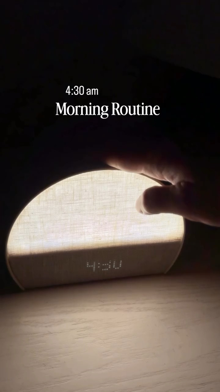 Not every morning is perfect, but this routine keeps me grounded ✨ 4:30 AM morning routine as a WFH mom of 2. This quiet time is everything to me 🤍
.
.
#morningroutine #momlife #5amclub #morning #mommyoftwo