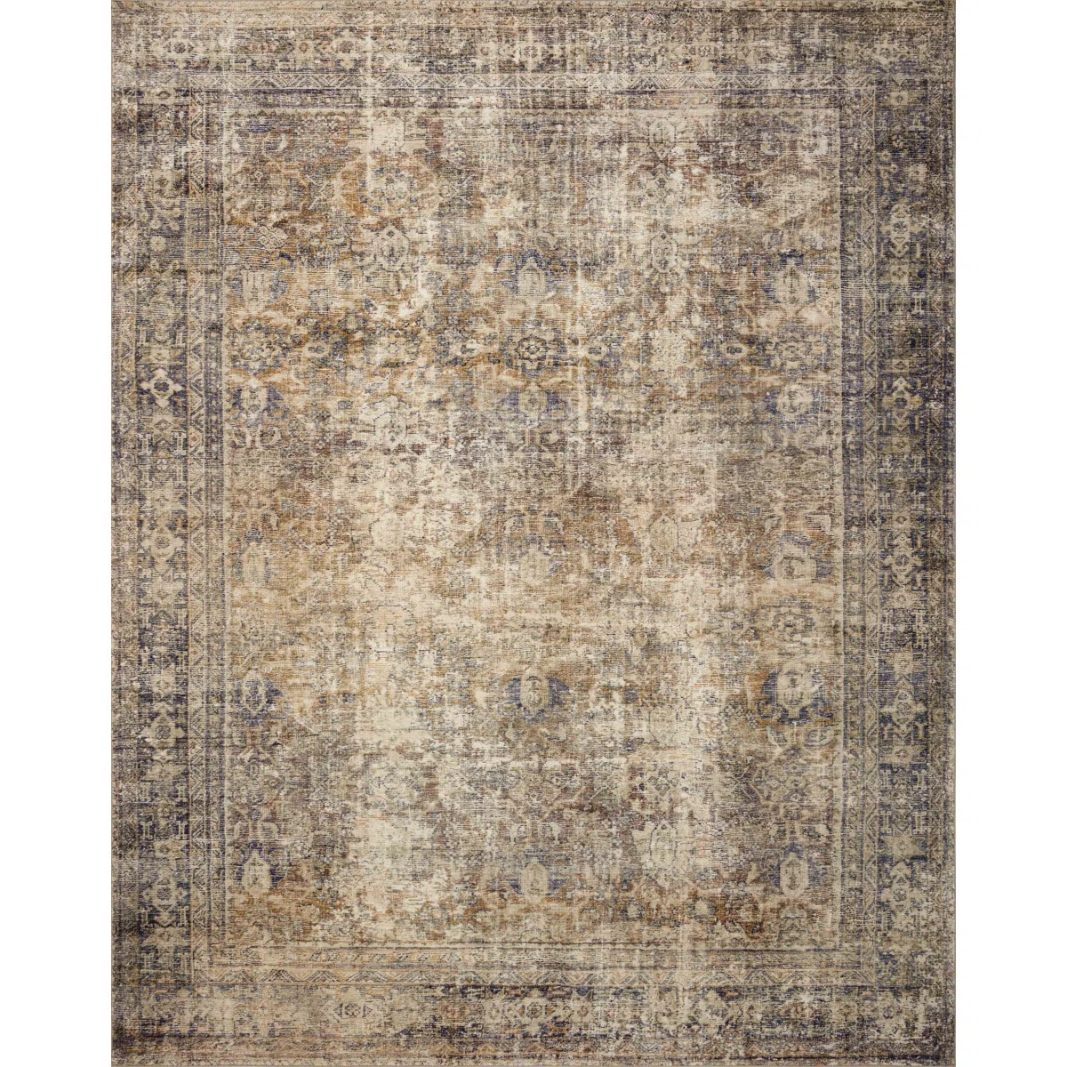 Amber Lewis x Loloi Morgan Sunset / Ink Area Rug feat. CloudPile | Wayfair North America
