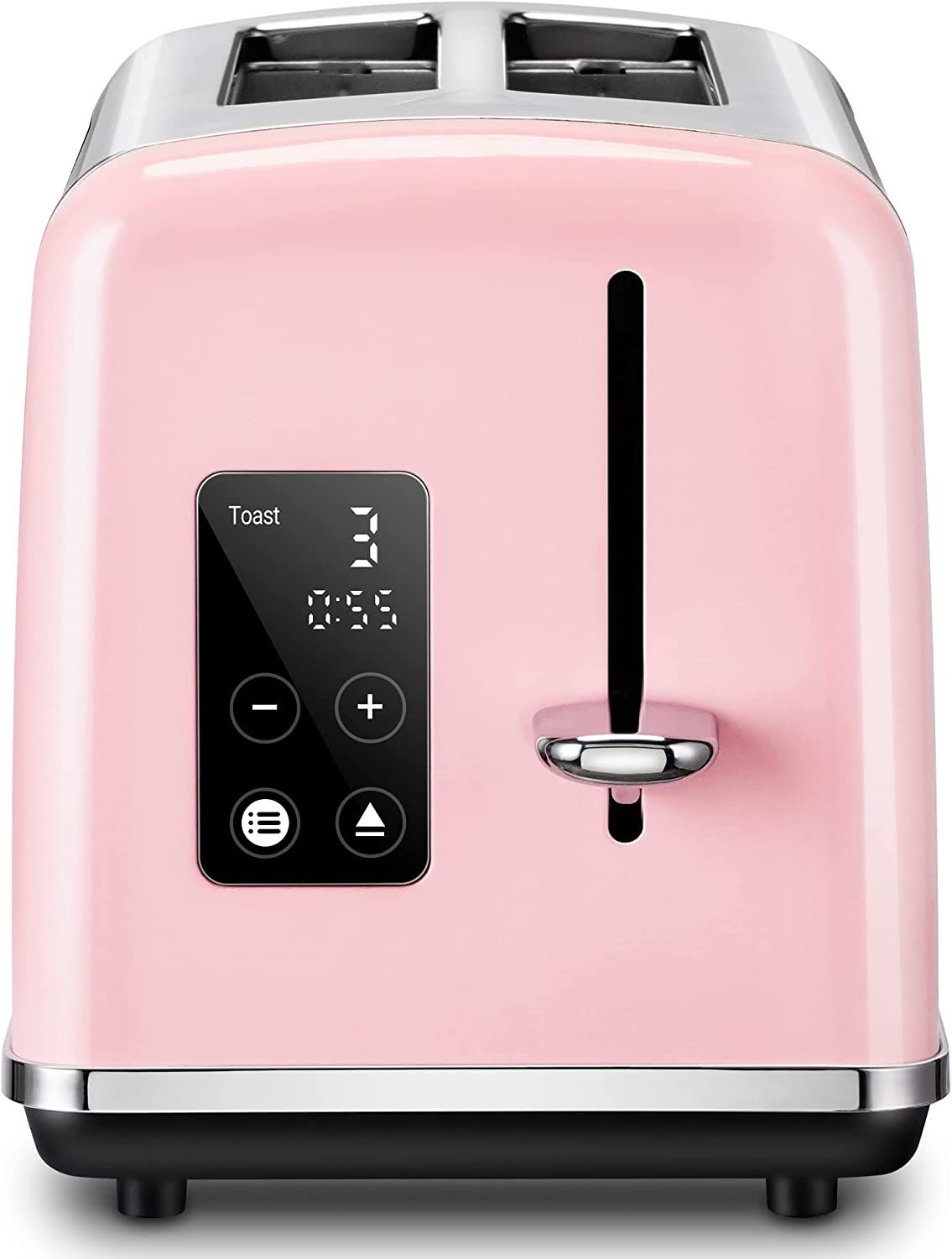 Pink Toaster, REDMOND Toaster 2 Slice with LED Touch Screen and Digital Countdown Timer, Stainles... | Amazon (US)