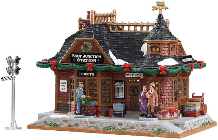 Lemax Christmas Village East Junction Station Battery Operated Led - 75256 | Amazon (US)