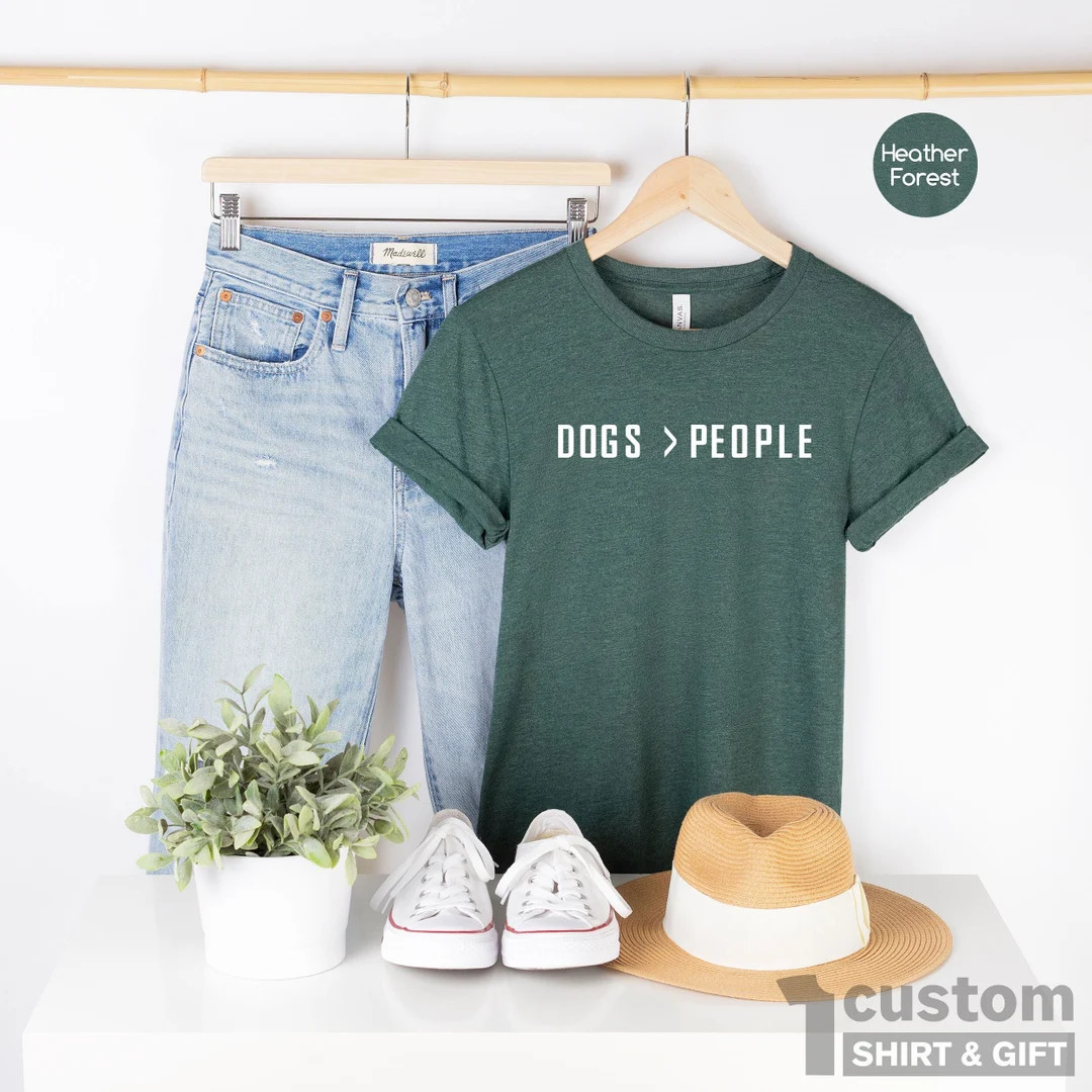 Dogs Over People Shirt, Funny Dog Shirt, Dogs Are My Favorite People Shirt, Gift for Dog Owners, ... | Etsy (US)