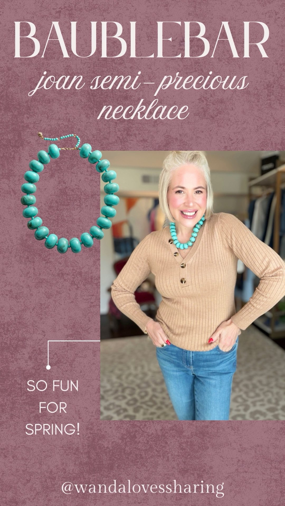 the perfect fun necklace to spice up any outfit! Love the spring colors! comes in other colors too!  

 #LTKdayinmylife #LTKgrwm #LTKootd