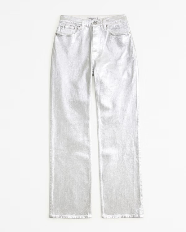 Curve Love High Rise 90s Relaxed Jean | Abercrombie & Fitch (US)