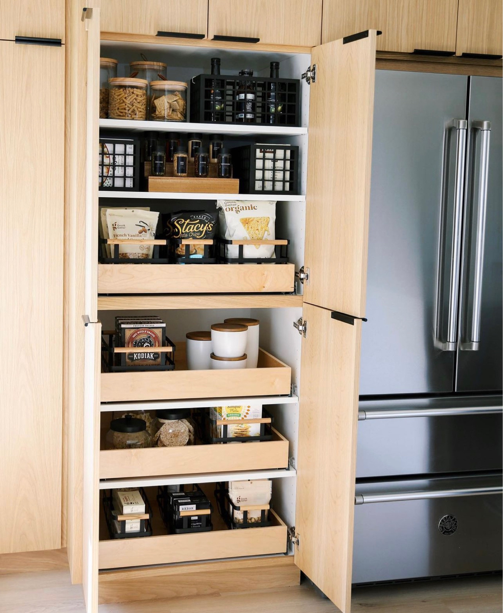 How beautiful is this black and white oak pantry setup!? 

The beauty of having design, construction, and organization all under one roof means you get an end result like THIS🥰. I’ve been so excited for the day that I’m able to tag our company for ALL three services on a single project! And this year we had 2 of them! Give us some love on this one!! 

Design: @ashley_kiely_living 
Construction: @ashley_kiely_living 
Organization: @ashley_kiely_living
Photography: @colleenamelia

#LTKstyletip #LTKhome