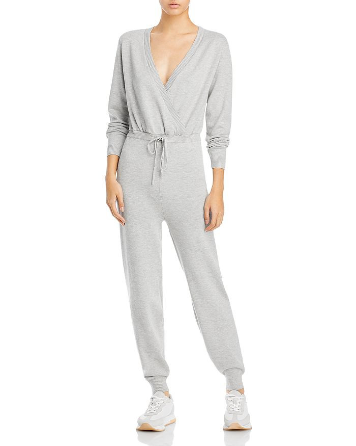 V-Neck Knit Jumpsuit - 100% Exclusive | Bloomingdale's (US)