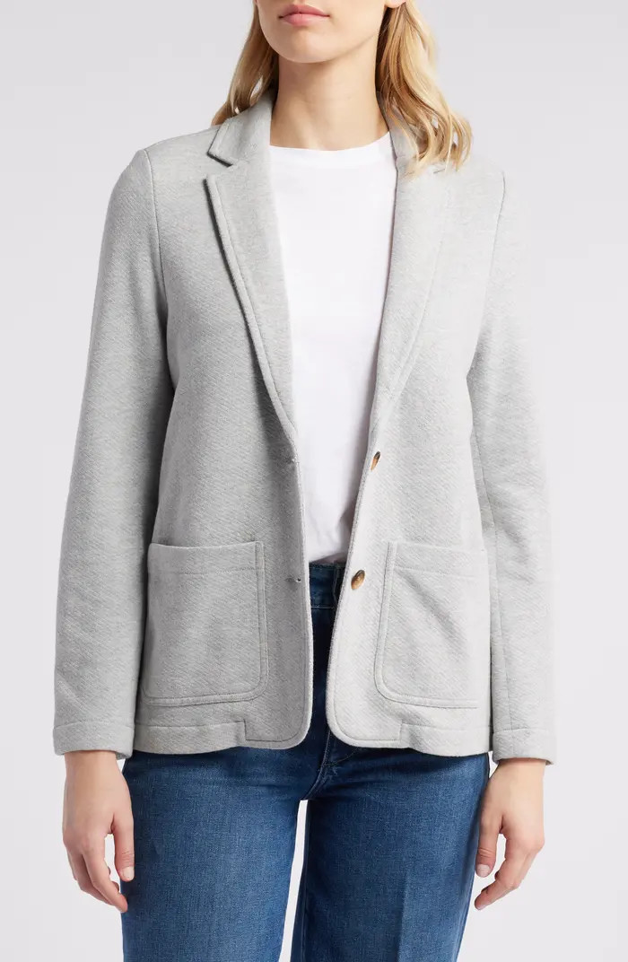 Caslon® Relaxed Knit Blazer | Nordstrom | Nordstrom
