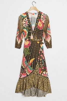 Farm Rio Amorina Wrap Maxi Dress | Anthropologie (US)