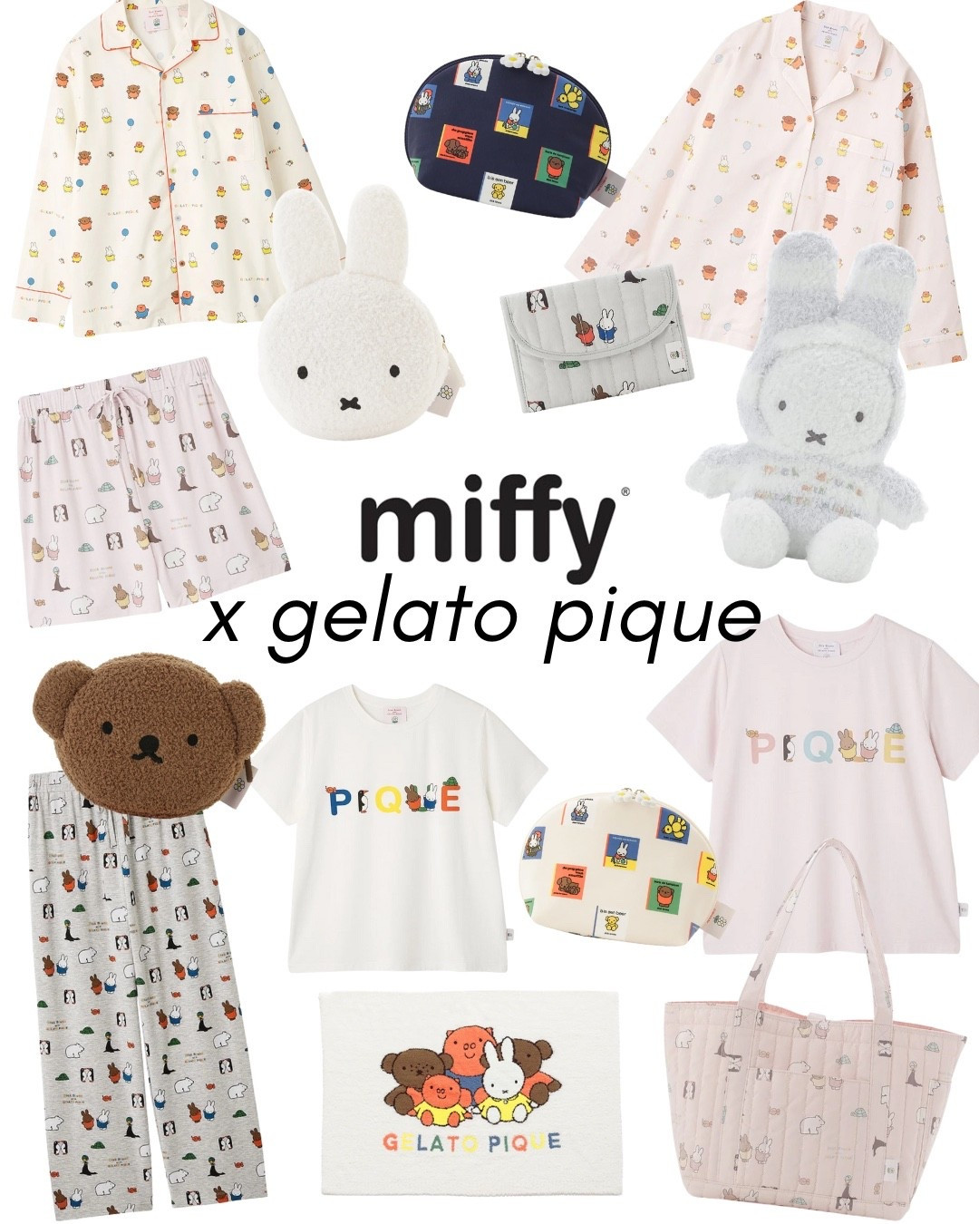 Miffy x Gelato Pique is back!!😍☁️ These are so cute🥹 Grab them before they sell out! 

#miffy #gelatopique #loungewear #sleepwear #pajamas #bag #purse #travel 

#LTKStyleTip #LTKItBag #LTKTravel