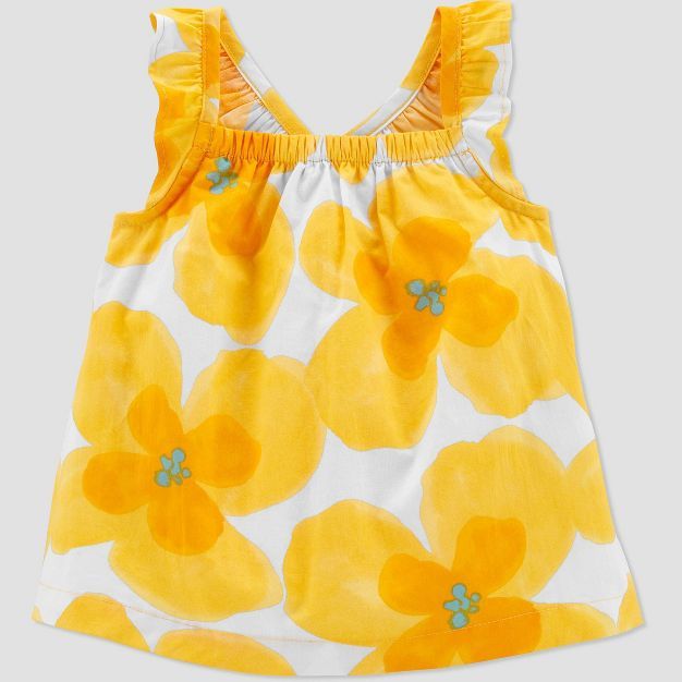 Baby Girls' Floral Sunsuit - Just One You® made by carter's Yellow | Target