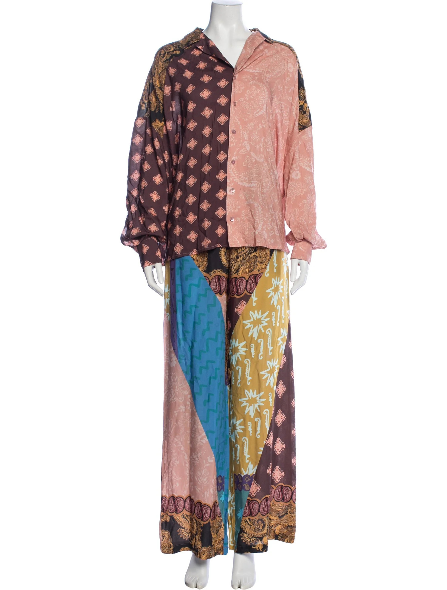Donde Esteban Paisley Print Set | The RealReal