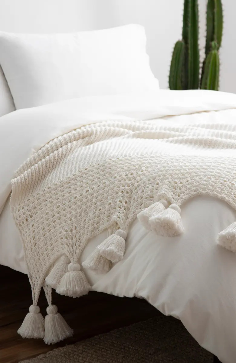 Oana Tassel Throw Blanket | Nordstrom
