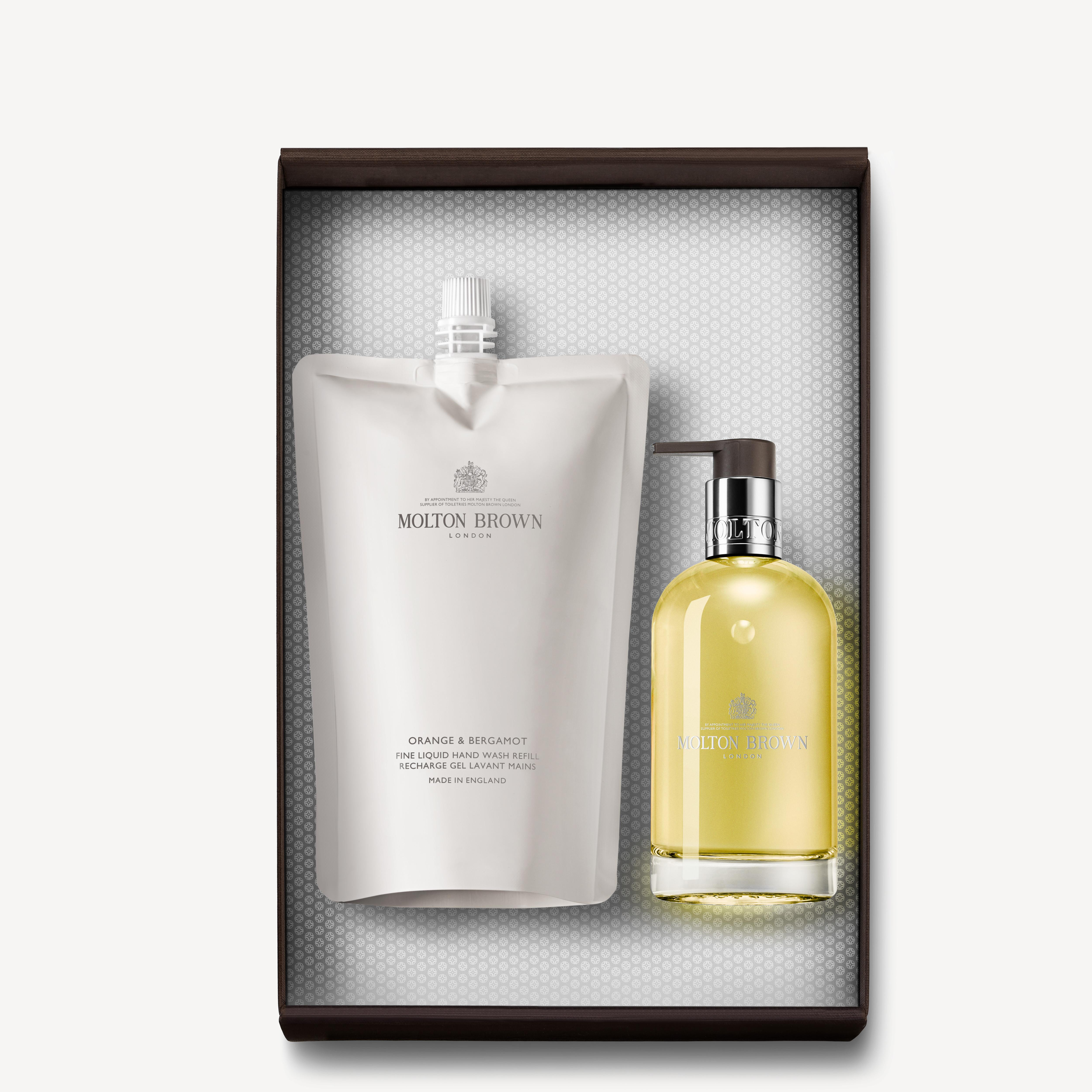 Orange & Bergamot Hand Wash Refill Bottle Gift Set | Molton Brown (UK)