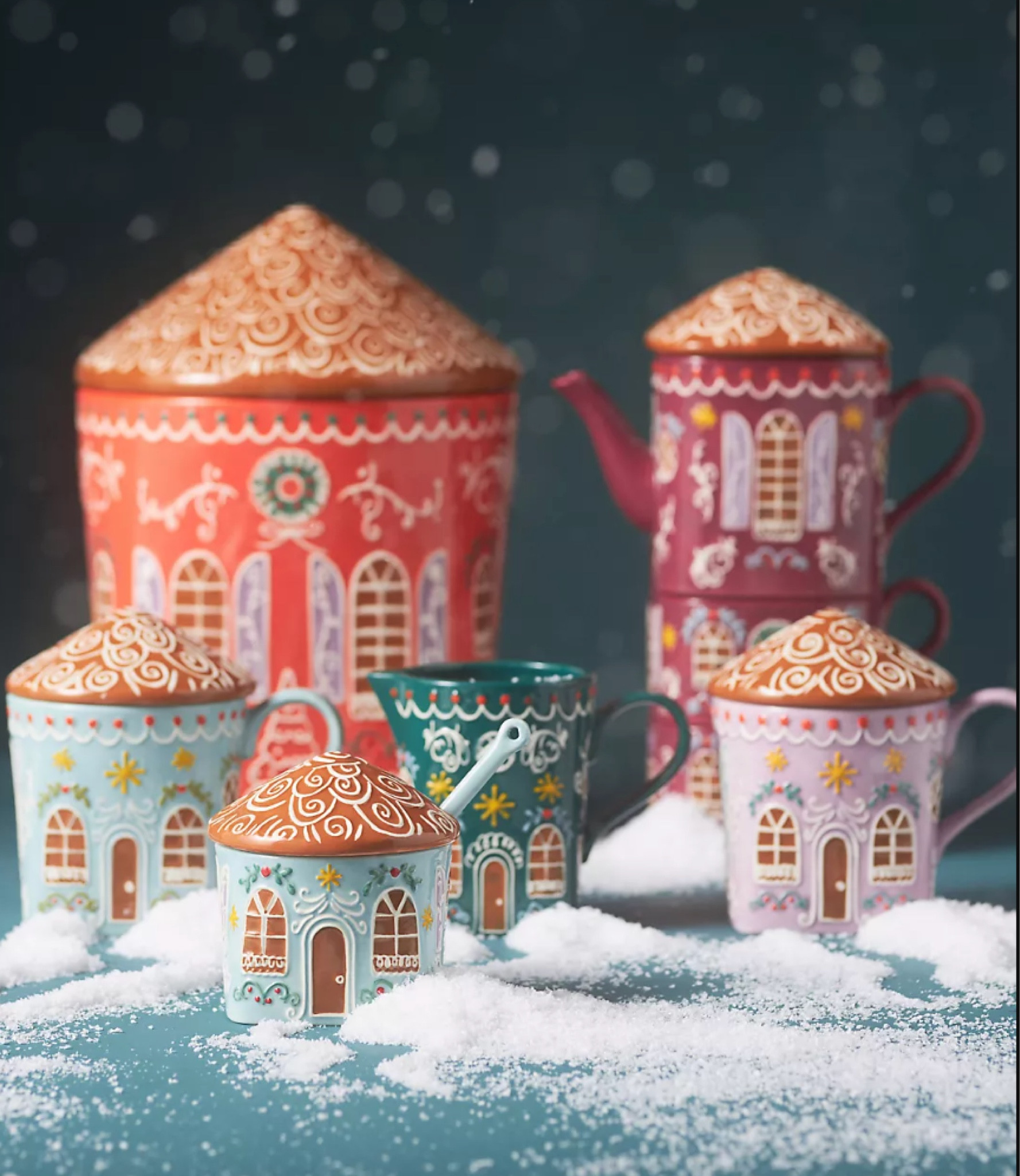 The most adorable sugar pot, tea for two, creamer and mug!  Perfect for winter or a holiday gift! 

#LTKHoliday #LTKSeasonal #LTKHome